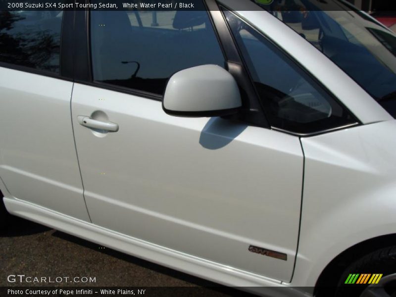 White Water Pearl / Black 2008 Suzuki SX4 Sport Touring Sedan