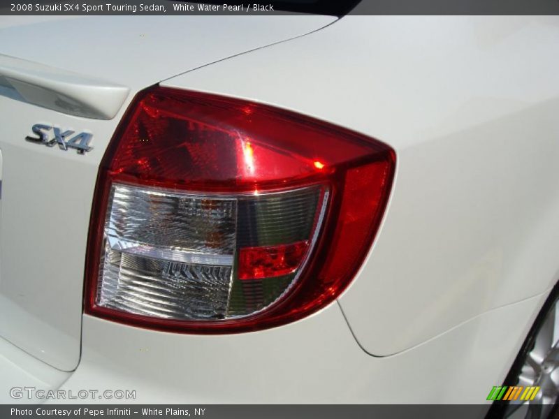 White Water Pearl / Black 2008 Suzuki SX4 Sport Touring Sedan