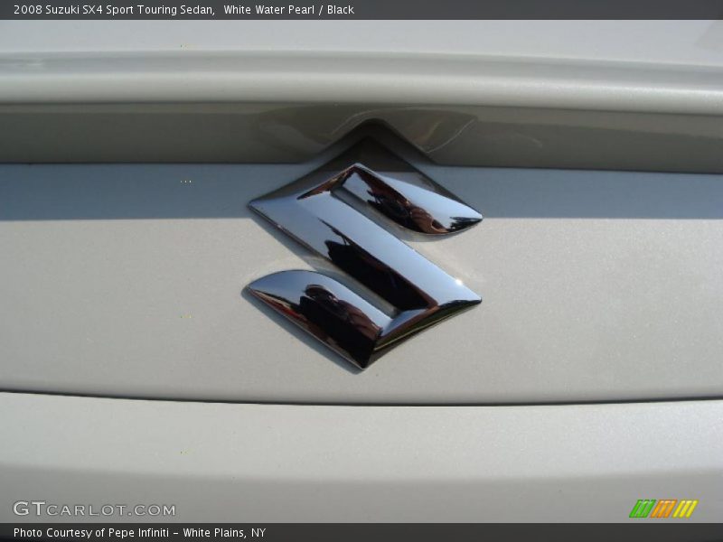 White Water Pearl / Black 2008 Suzuki SX4 Sport Touring Sedan