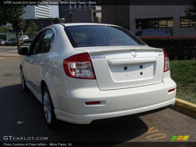 White Water Pearl / Black 2008 Suzuki SX4 Sport Touring Sedan