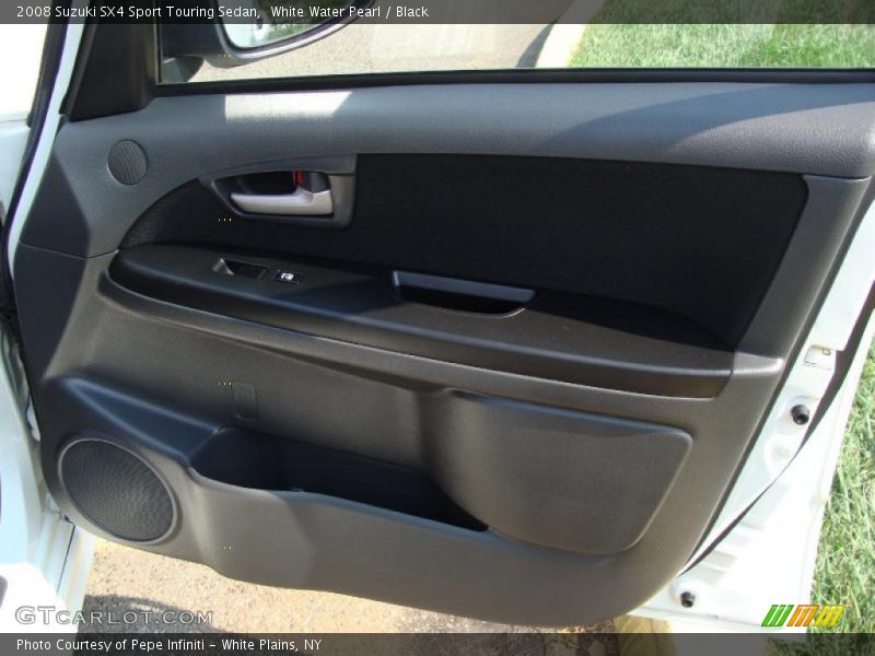 White Water Pearl / Black 2008 Suzuki SX4 Sport Touring Sedan