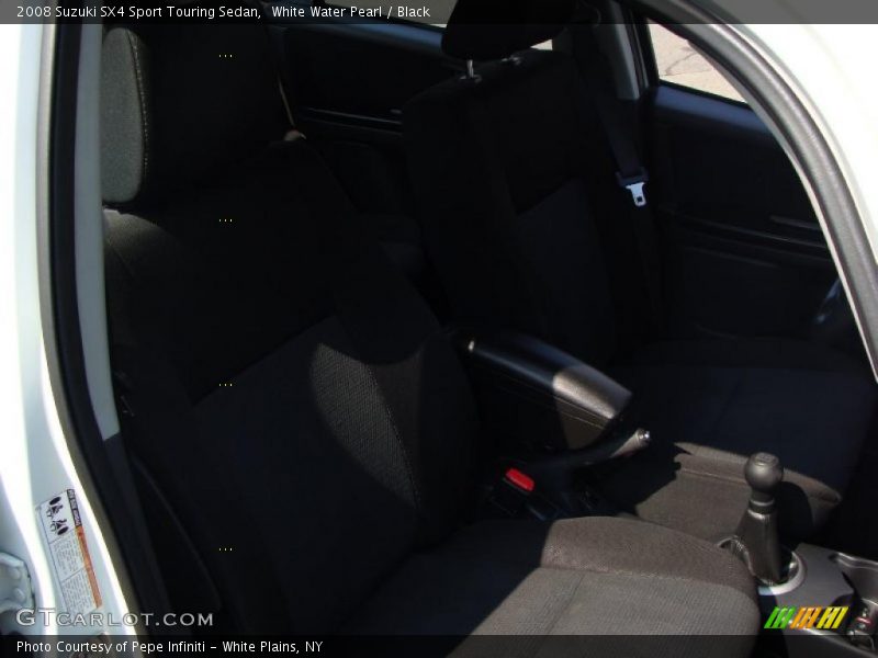 White Water Pearl / Black 2008 Suzuki SX4 Sport Touring Sedan