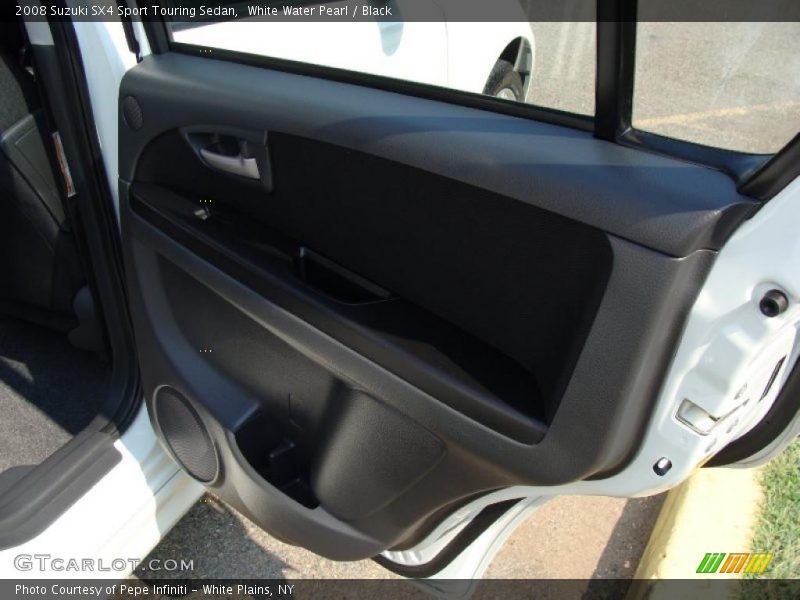 White Water Pearl / Black 2008 Suzuki SX4 Sport Touring Sedan