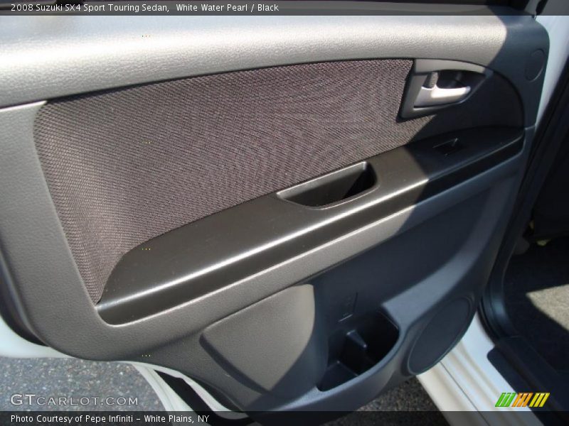 White Water Pearl / Black 2008 Suzuki SX4 Sport Touring Sedan