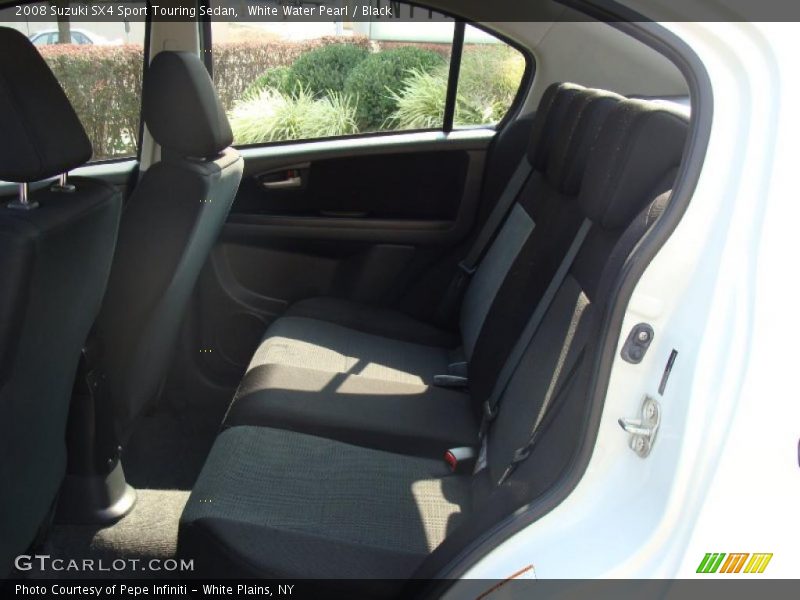White Water Pearl / Black 2008 Suzuki SX4 Sport Touring Sedan