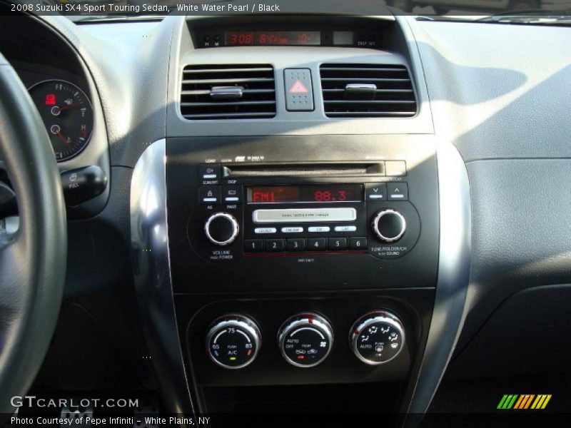 White Water Pearl / Black 2008 Suzuki SX4 Sport Touring Sedan