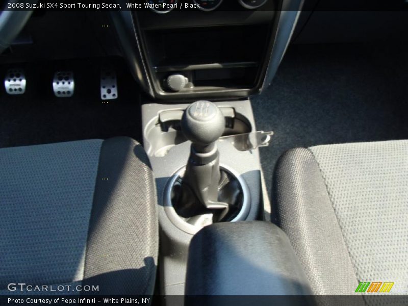 White Water Pearl / Black 2008 Suzuki SX4 Sport Touring Sedan
