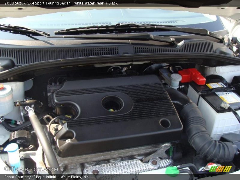 White Water Pearl / Black 2008 Suzuki SX4 Sport Touring Sedan