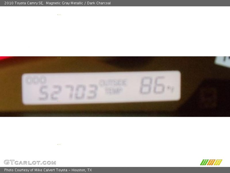Magnetic Gray Metallic / Dark Charcoal 2010 Toyota Camry SE
