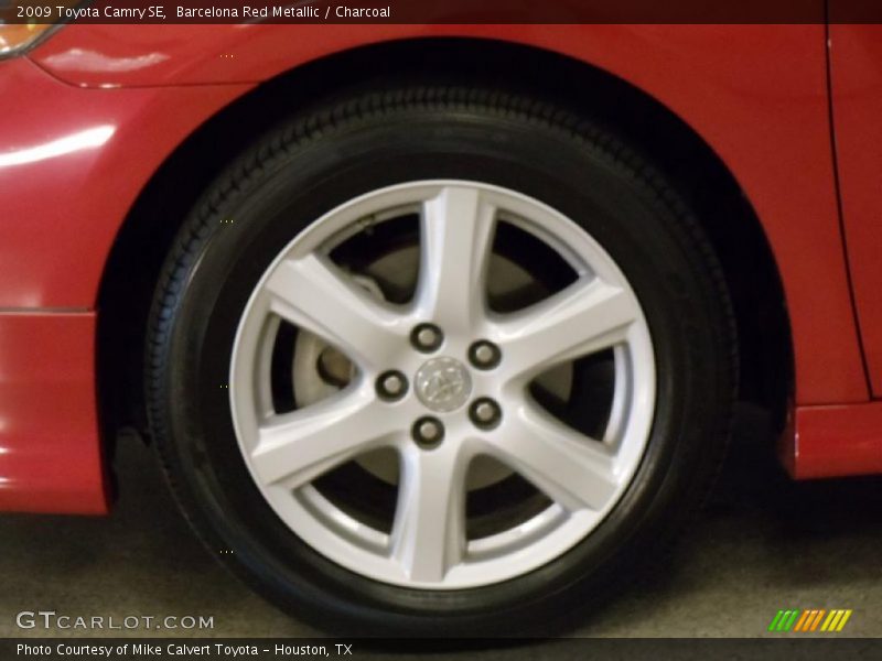 Barcelona Red Metallic / Charcoal 2009 Toyota Camry SE