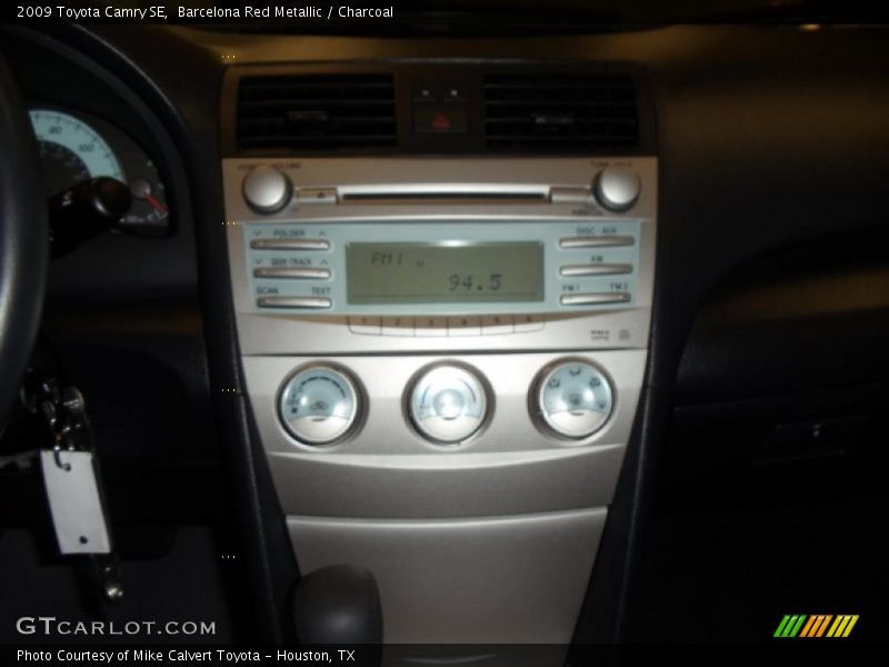 Barcelona Red Metallic / Charcoal 2009 Toyota Camry SE