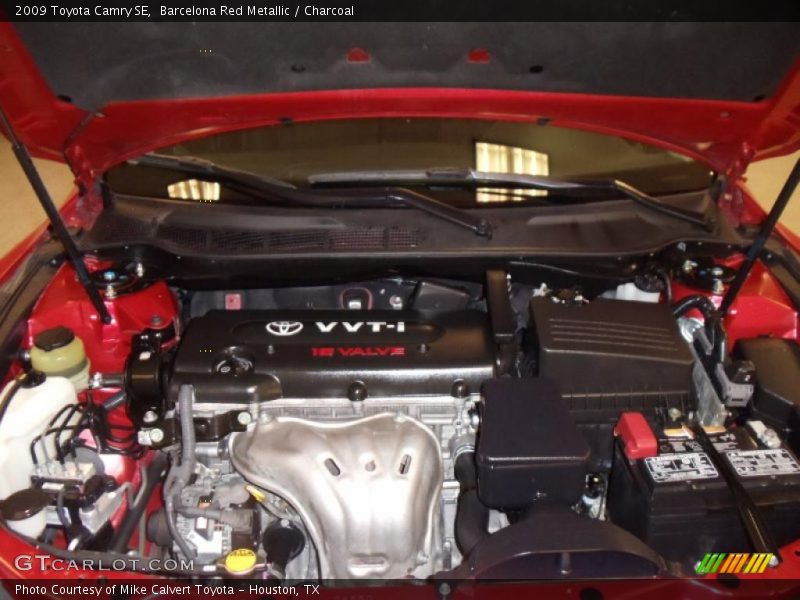 Barcelona Red Metallic / Charcoal 2009 Toyota Camry SE