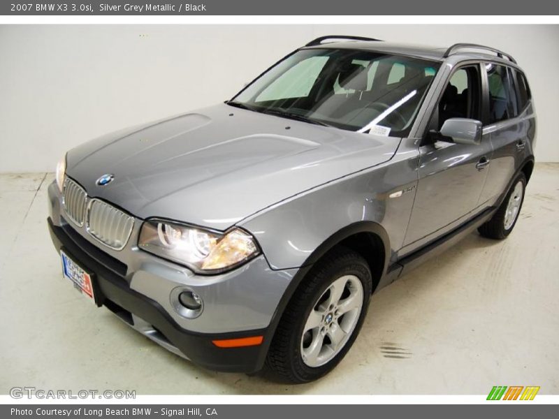 Silver Grey Metallic / Black 2007 BMW X3 3.0si