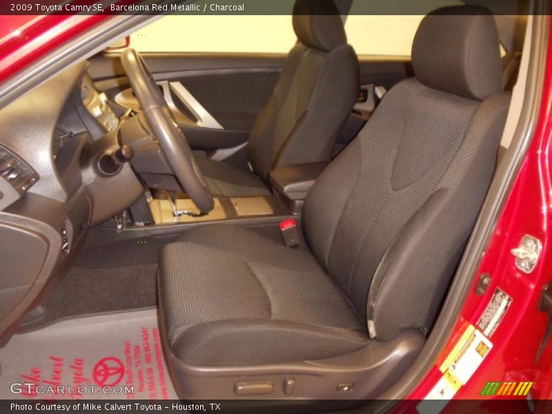 Barcelona Red Metallic / Charcoal 2009 Toyota Camry SE