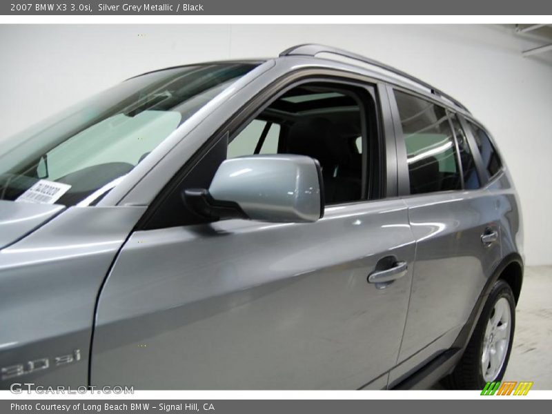 Silver Grey Metallic / Black 2007 BMW X3 3.0si