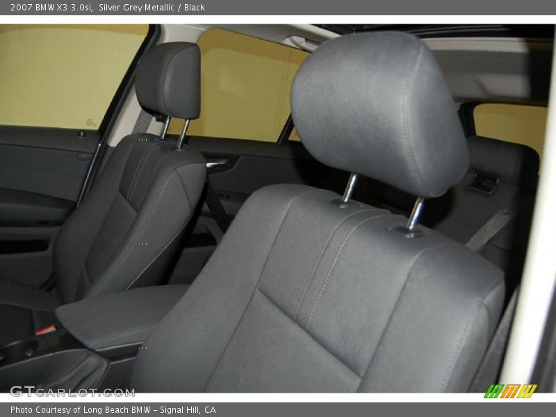 Silver Grey Metallic / Black 2007 BMW X3 3.0si