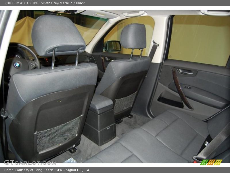 Silver Grey Metallic / Black 2007 BMW X3 3.0si