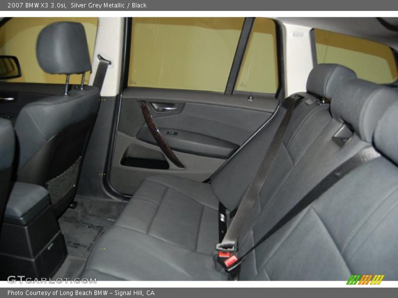 Silver Grey Metallic / Black 2007 BMW X3 3.0si