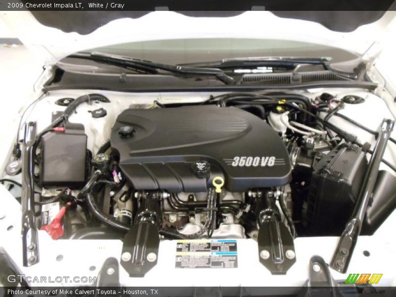White / Gray 2009 Chevrolet Impala LT