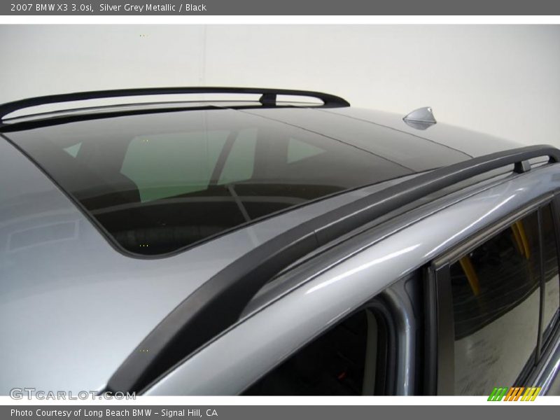 Silver Grey Metallic / Black 2007 BMW X3 3.0si