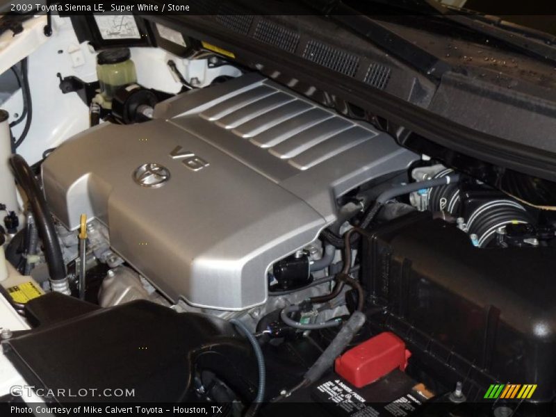 Super White / Stone 2009 Toyota Sienna LE