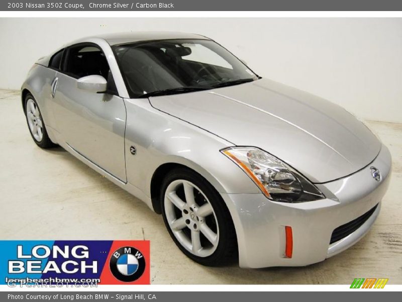 Chrome Silver / Carbon Black 2003 Nissan 350Z Coupe