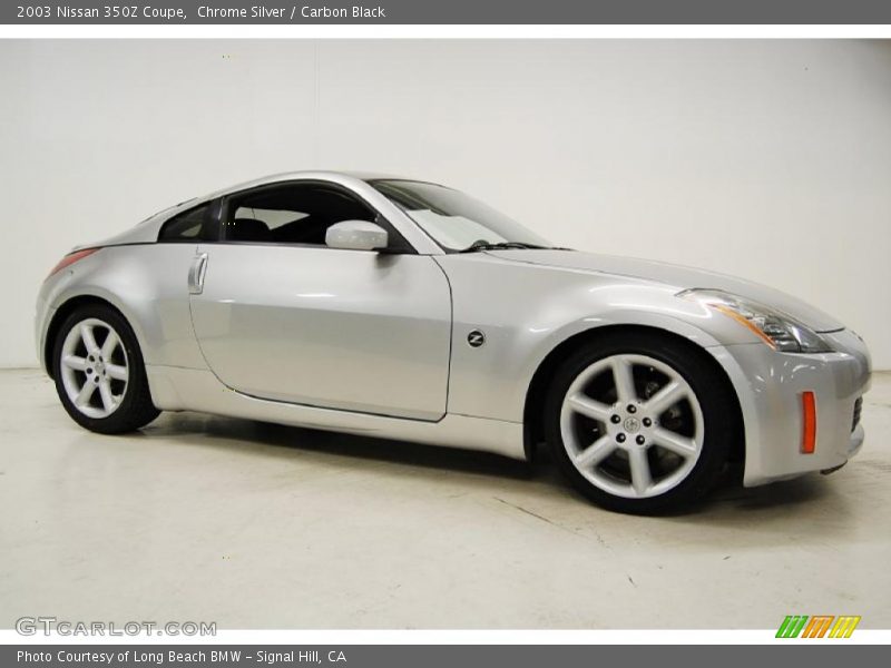 Chrome Silver / Carbon Black 2003 Nissan 350Z Coupe