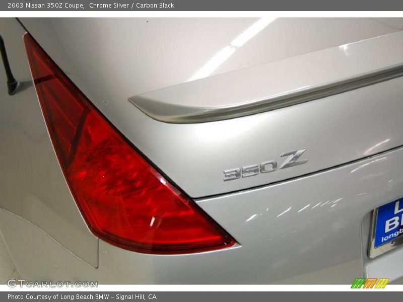 Chrome Silver / Carbon Black 2003 Nissan 350Z Coupe