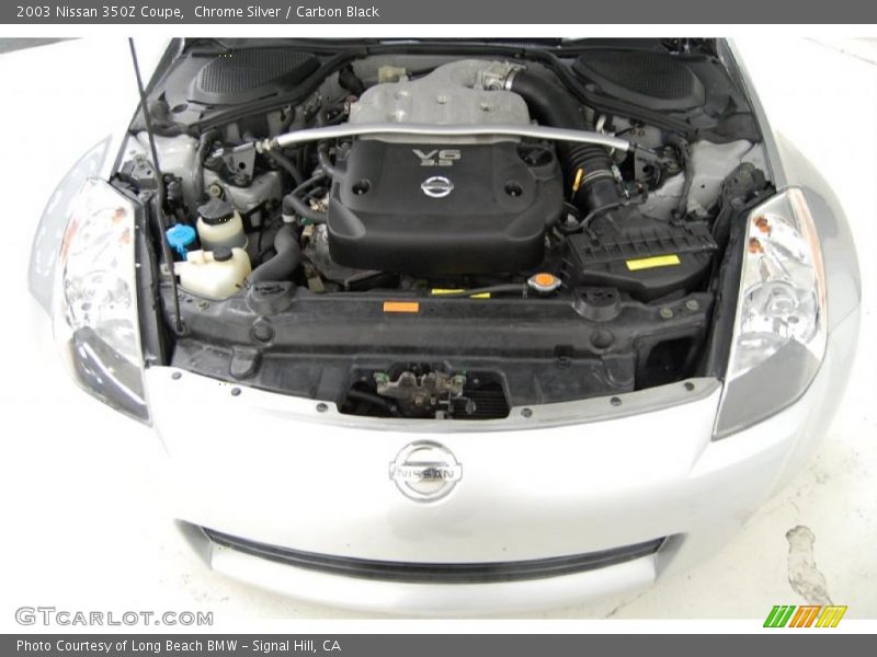 Chrome Silver / Carbon Black 2003 Nissan 350Z Coupe