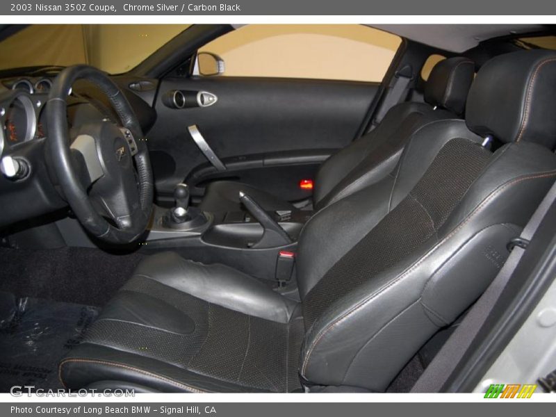 Chrome Silver / Carbon Black 2003 Nissan 350Z Coupe