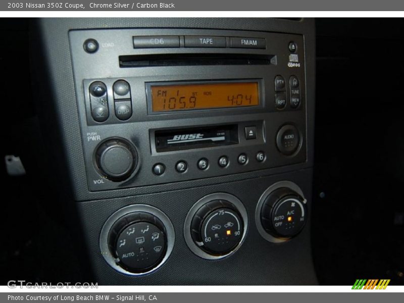 Chrome Silver / Carbon Black 2003 Nissan 350Z Coupe
