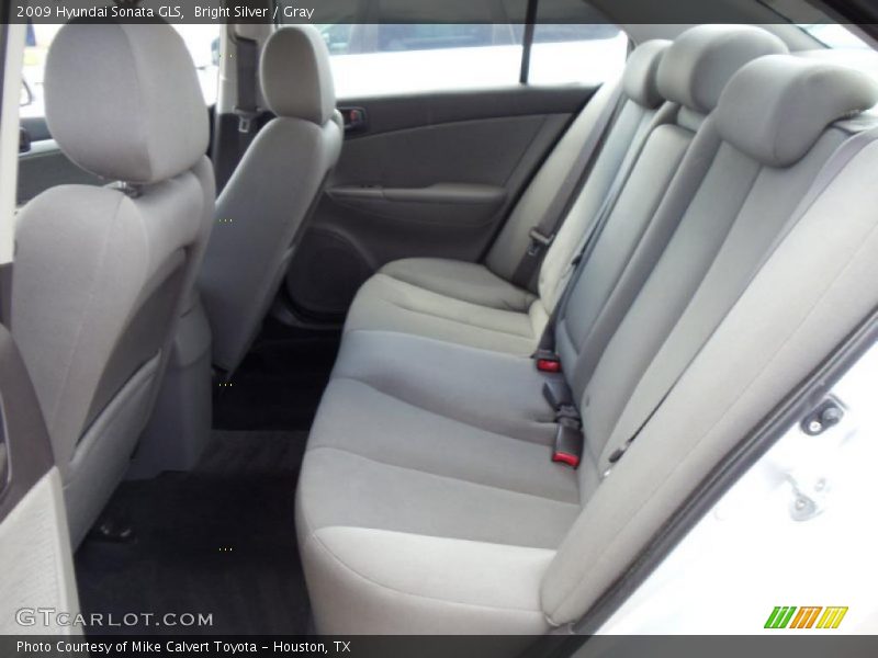 Bright Silver / Gray 2009 Hyundai Sonata GLS