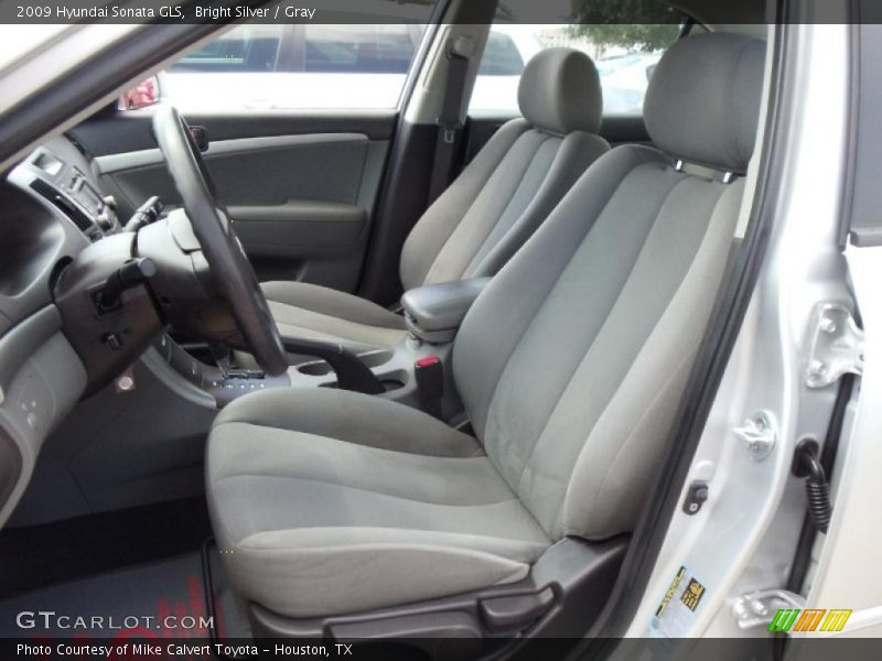Bright Silver / Gray 2009 Hyundai Sonata GLS