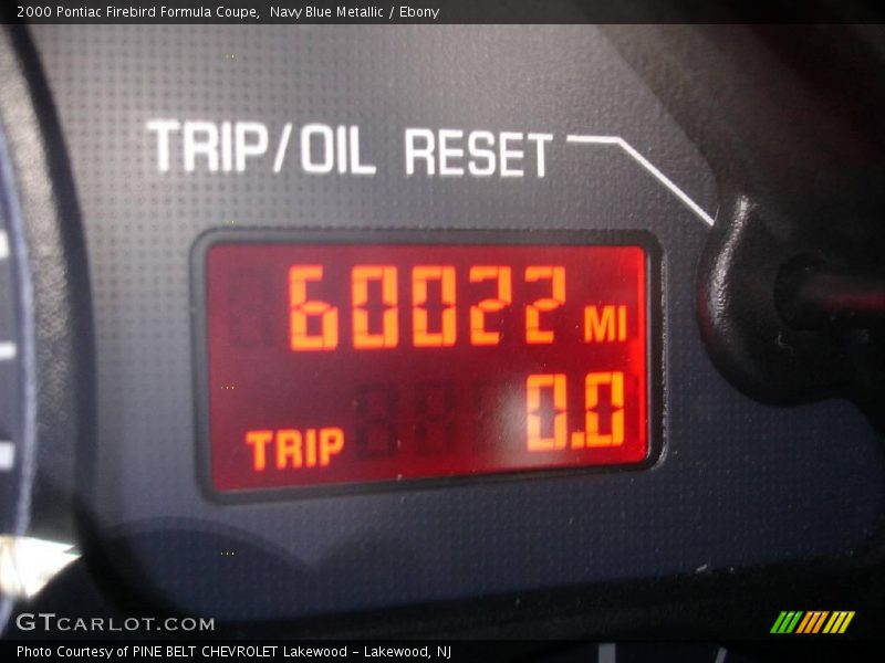 Navy Blue Metallic / Ebony 2000 Pontiac Firebird Formula Coupe