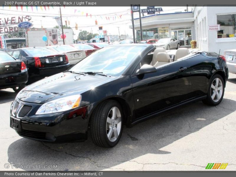 Black / Light Taupe 2007 Pontiac G6 GT Convertible
