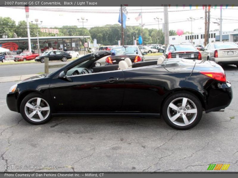 Black / Light Taupe 2007 Pontiac G6 GT Convertible