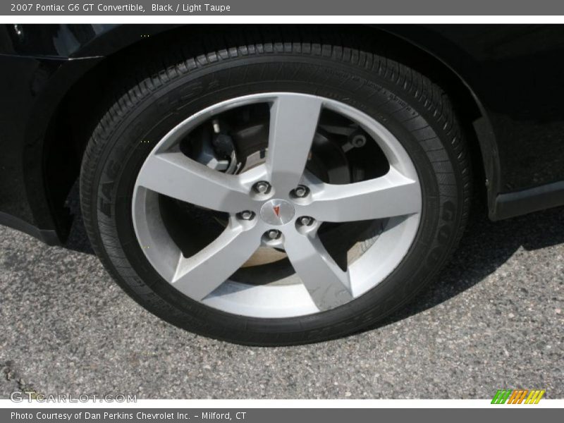 Black / Light Taupe 2007 Pontiac G6 GT Convertible