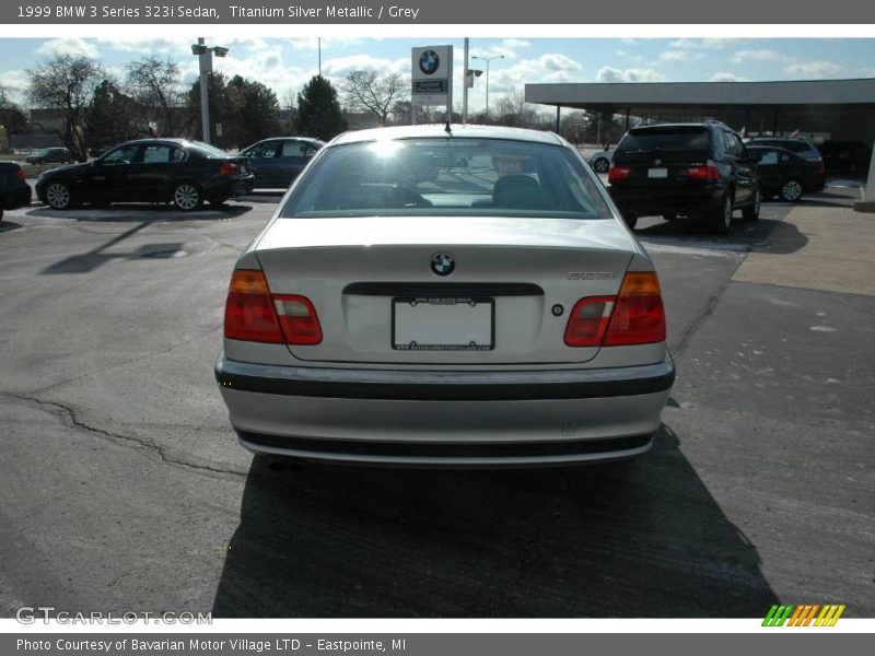 Titanium Silver Metallic / Grey 1999 BMW 3 Series 323i Sedan