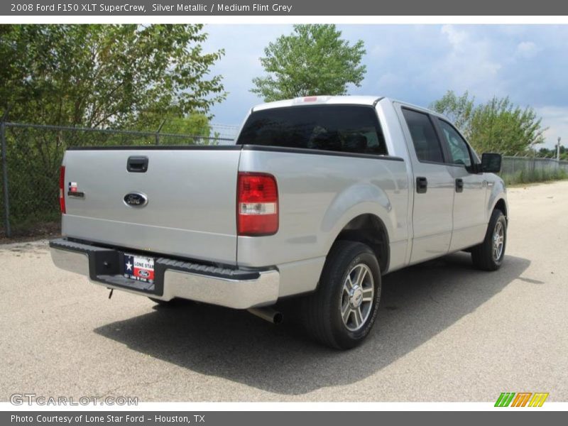 Silver Metallic / Medium Flint Grey 2008 Ford F150 XLT SuperCrew