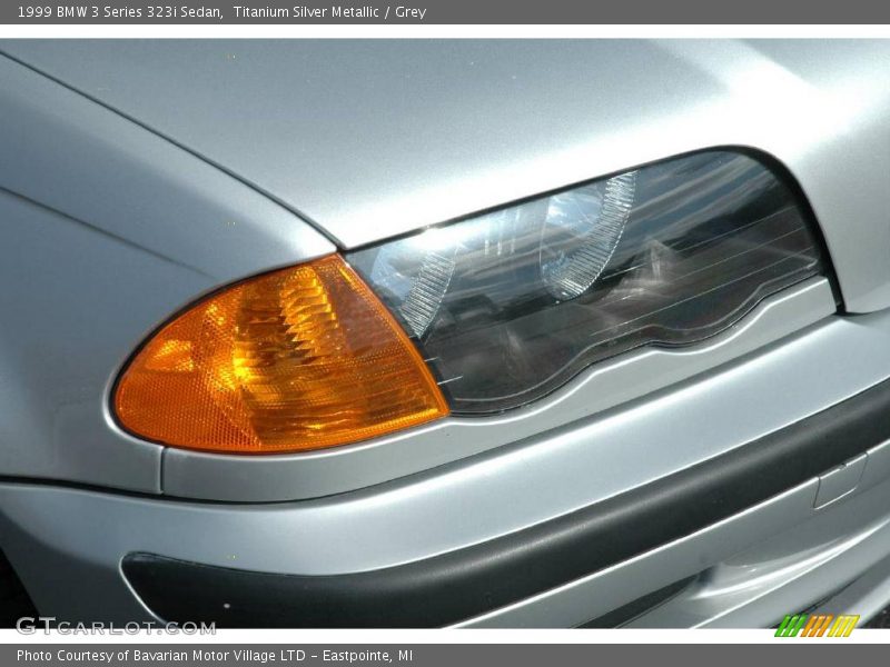 Titanium Silver Metallic / Grey 1999 BMW 3 Series 323i Sedan