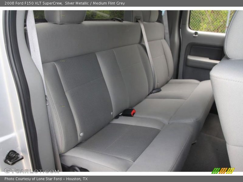 Silver Metallic / Medium Flint Grey 2008 Ford F150 XLT SuperCrew