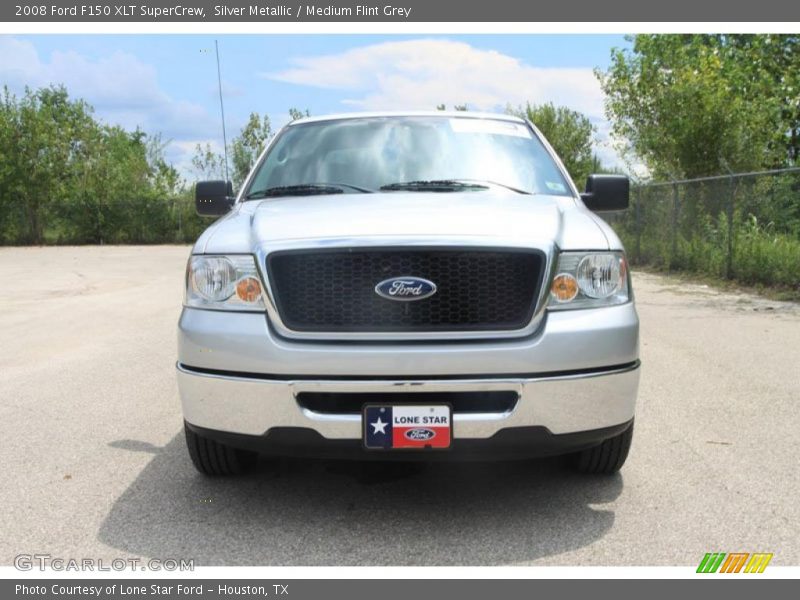 Silver Metallic / Medium Flint Grey 2008 Ford F150 XLT SuperCrew