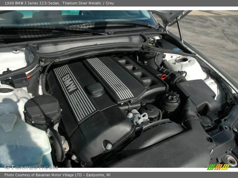 Titanium Silver Metallic / Grey 1999 BMW 3 Series 323i Sedan