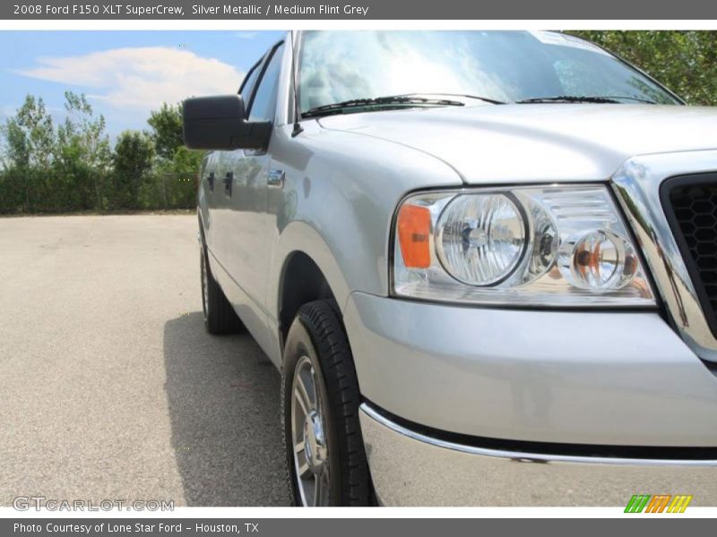 Silver Metallic / Medium Flint Grey 2008 Ford F150 XLT SuperCrew