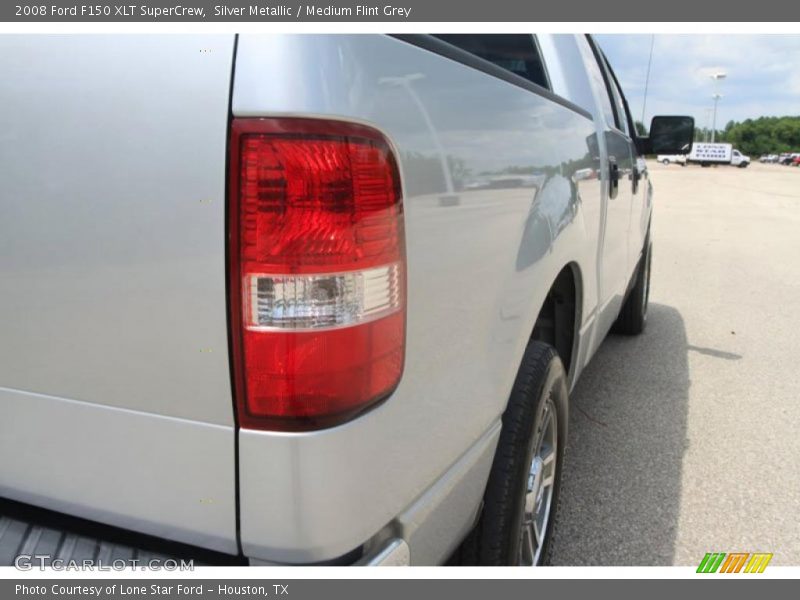 Silver Metallic / Medium Flint Grey 2008 Ford F150 XLT SuperCrew