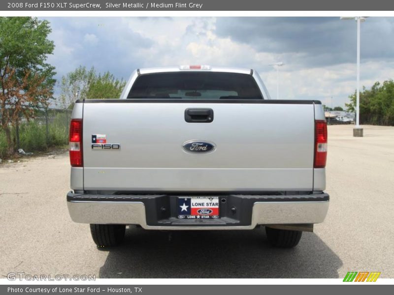 Silver Metallic / Medium Flint Grey 2008 Ford F150 XLT SuperCrew