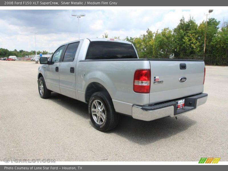 Silver Metallic / Medium Flint Grey 2008 Ford F150 XLT SuperCrew