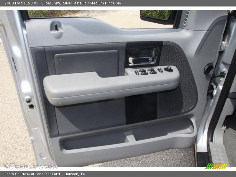 Silver Metallic / Medium Flint Grey 2008 Ford F150 XLT SuperCrew