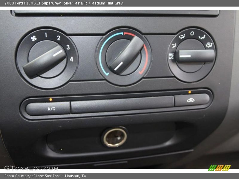 Silver Metallic / Medium Flint Grey 2008 Ford F150 XLT SuperCrew