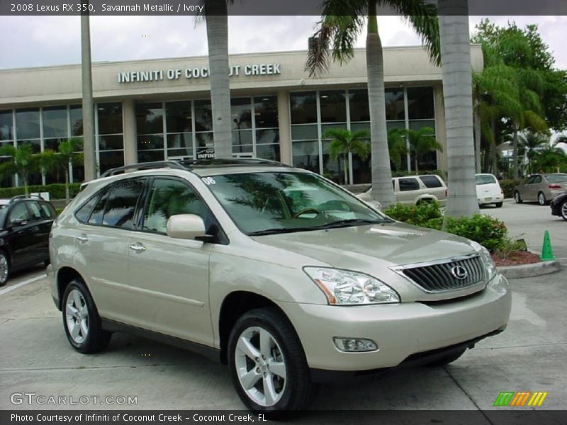 Savannah Metallic / Ivory 2008 Lexus RX 350